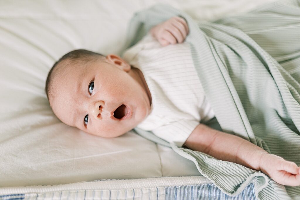 Baby David's birth story with newborn images
